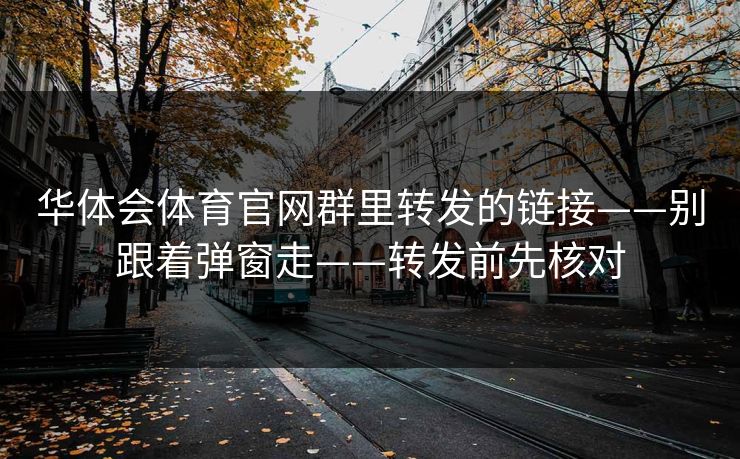华体会体育官网群里转发的链接——别跟着弹窗走——转发前先核对